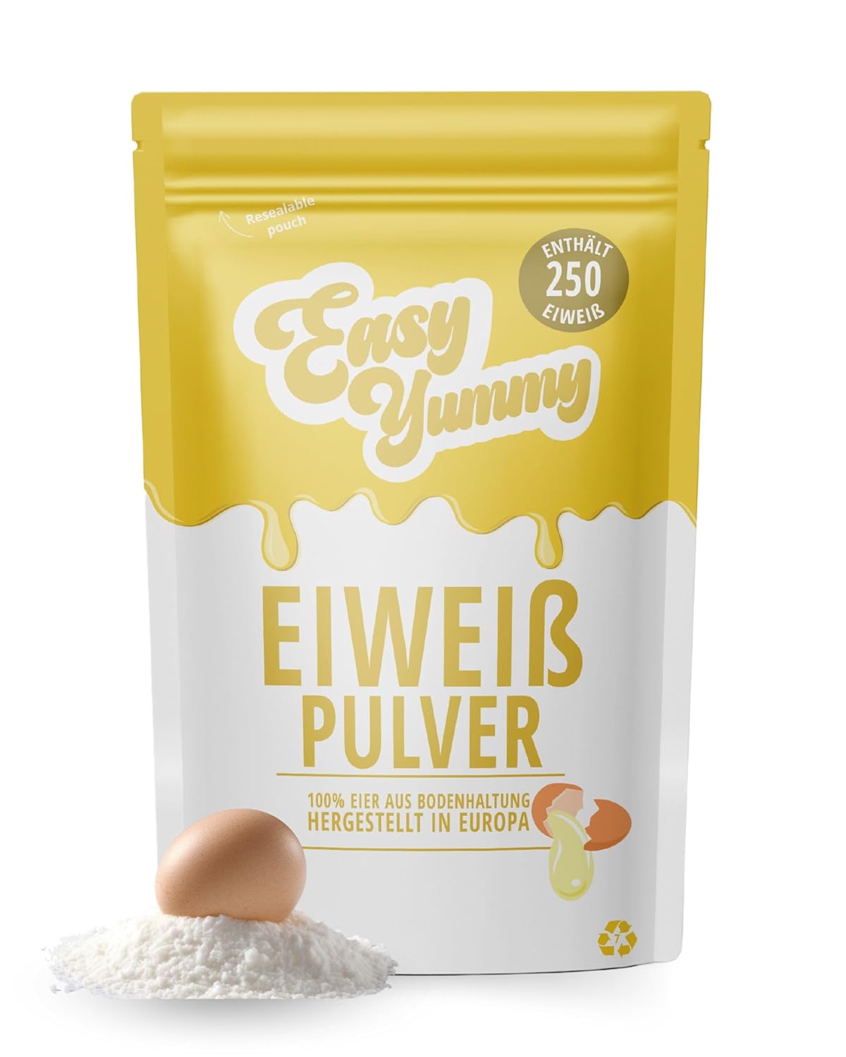 Einfach leckeres 100 % Eiweißpulver zum Kochen und Backen