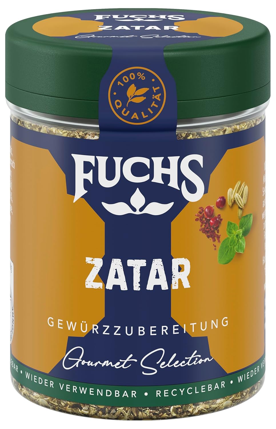 Fuchs Spices Gourmet Selection Naher Osten/Afrika – Couscous- und Bulgur-Gewürzmischung, nachfüllbare Gewürzmischung zum Würzen von Bulgur-Gerichten, vegan, 55 g