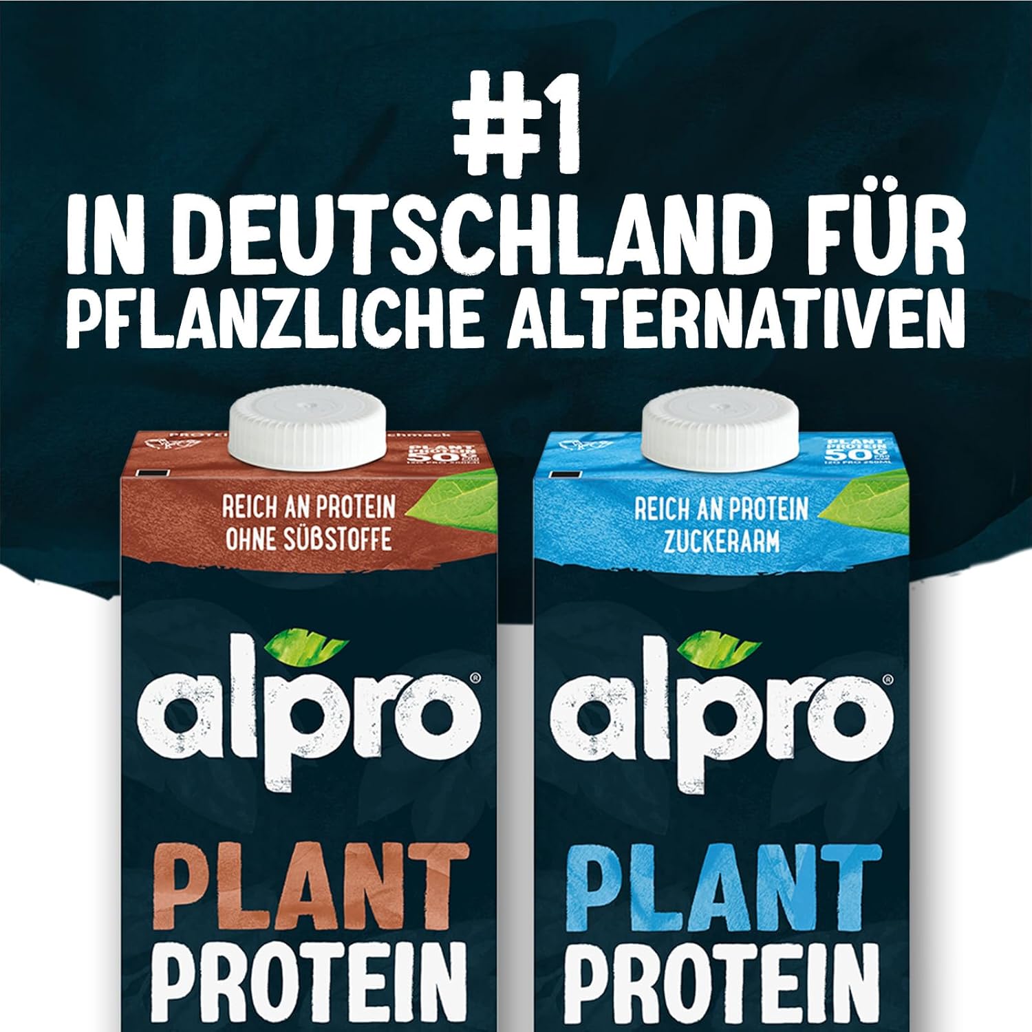 Alpro Proteindrink Chocolate Soy 8x1L - Pflanzliches Protein