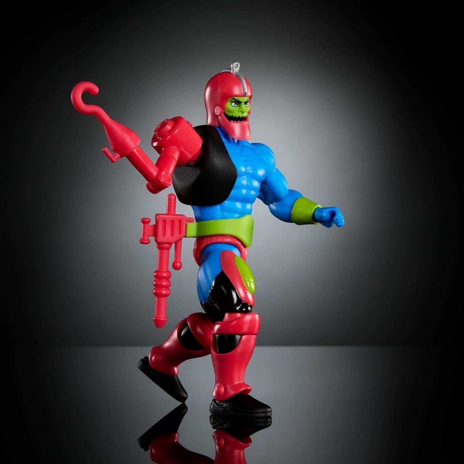 Masters of the Universe Origins figurină de acțiune Trap Jaw figurină de colecție, Aprox. 14 cm mare jucărie populară MOTU Villain cu 16 articulații mobile și accesorii, HYD41, [Multicolor] Action figures Naty Shop