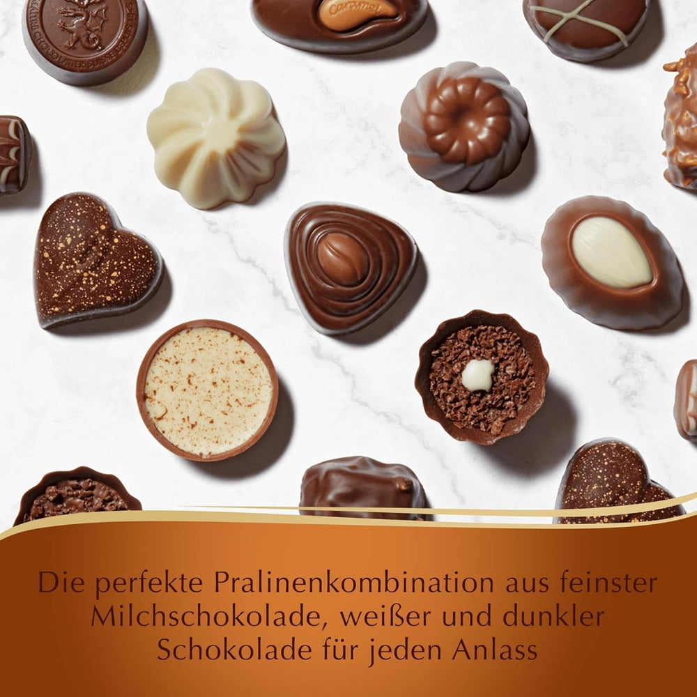 Lindt, Pralinenbox mit 12 Lebkuchenspezialitäten mit Mandeln, Haselnüssen und Pistazien, 125 Gramm Naty Shop
