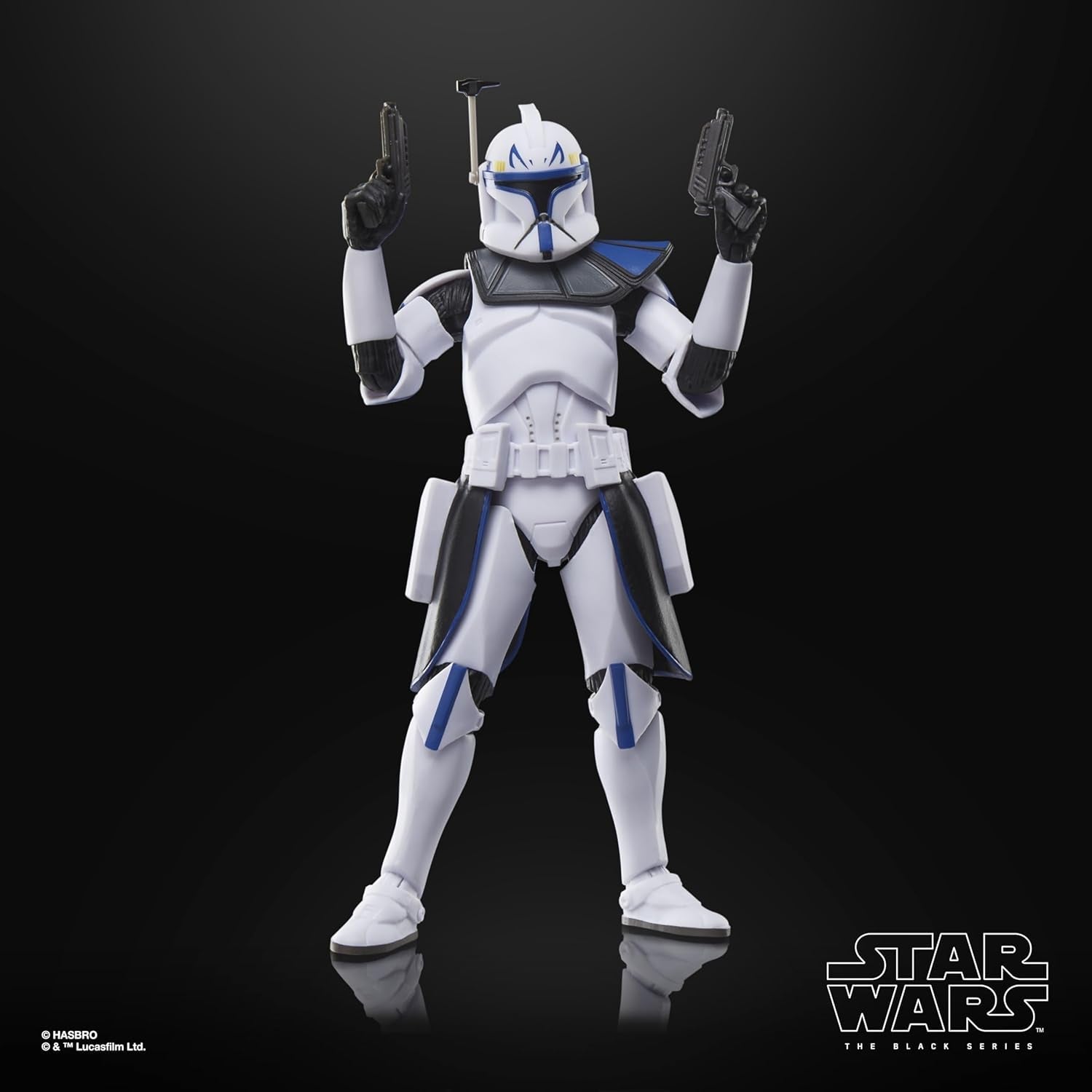 Star Wars seria neagră Clone Captain Rex, Star Wars: Ahsoka Premium Action Figure pentru a colecta (15 Cm) Action figures Naty Shop