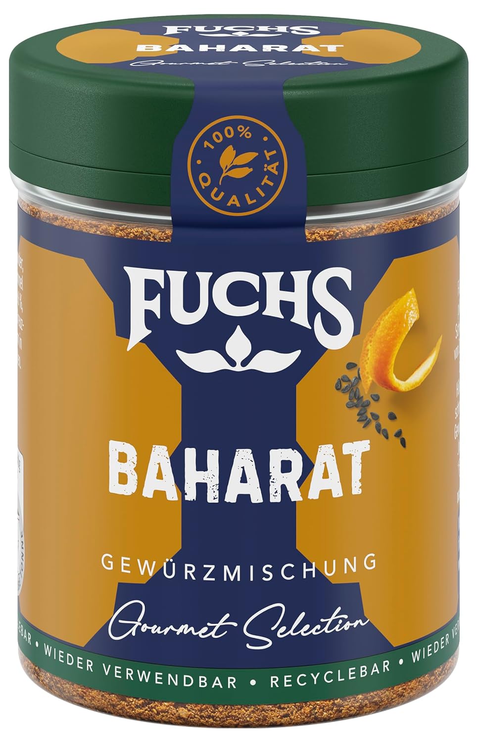 Fuchs Spices Gourmet Selection Naher Osten/Afrika – Couscous- und Bulgur-Gewürzmischung, nachfüllbare Gewürzmischung zum Würzen von Bulgur-Gerichten, vegan, 55 g