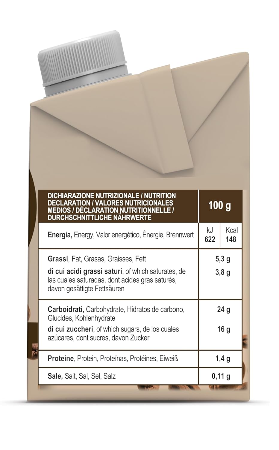 Gimoka Cream Caffè Latte Laktosefrei Glutenfrei Ohne Konservierungsstoffe