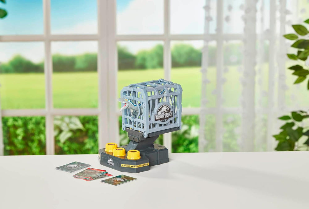 EPOCH Games, Jurassic World - Cage Breaker, 7523, Dinosaurier Spielzeug, Brettspiel für Kinder ab 4 Jahren