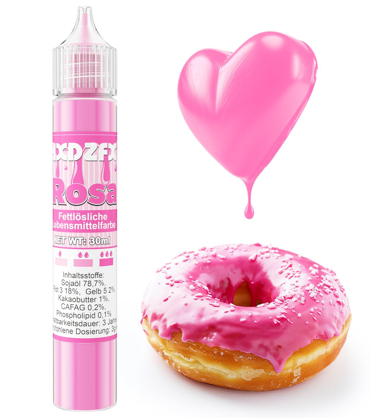 Colorant alimentar liposolubil - 30 ml colorant alimentar concentrat pe bază de ulei pentru ciocolată, set de coloranți alimentari pentru decorarea torturilor, fondant, cremă de unt, copt, meșteșuguri (albastru marin)