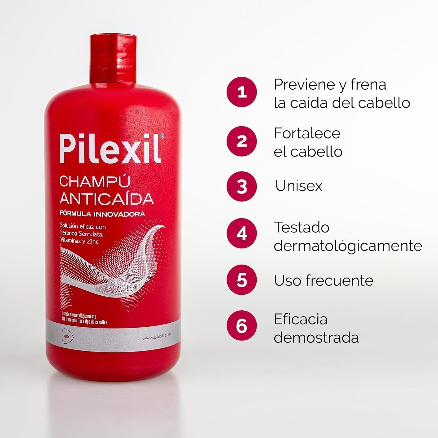 Lacer Shampoo gegen Haarausfall 900 ml Lacer Haarpflege