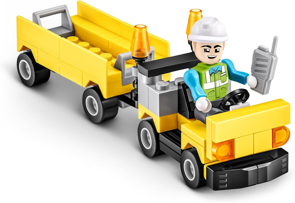 MAX Adventure Spielset Flughafen (793 Teile) Bausteine Spielzeug für Kinder ab 5 Jahren Fahrzeuge Auspacken Entdecken