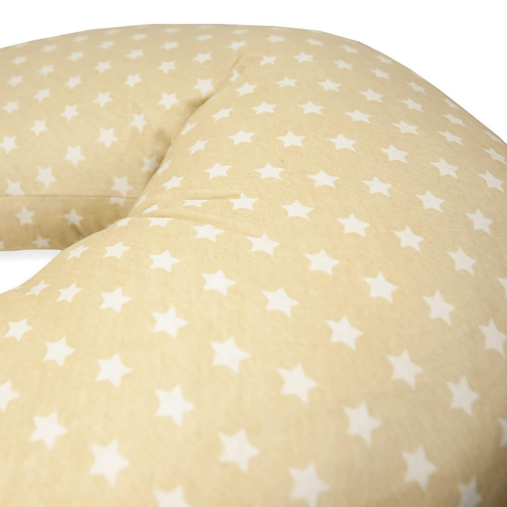 Stillkissen für Neugeborene, XL, Bezug aus 100 % Baumwolle, abnehmbar und waschbar, Füllung aus Polyester, Sternmotiv. Zubehör Essen und Stillen Bebe Naty Shop