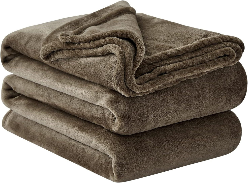 Aisbo Cuddly Blanket Fluffy Blanket Grey - Fleece Blanket 150X200 Cm XL Warm Sofa Blanket, Cosy Living Blanket Light Grey Soft As Living Room Blanket Couch Blanket For Winter Paturi si Cuverturi Besuche den Aisbo-Store Maro 220 X 240 Cm