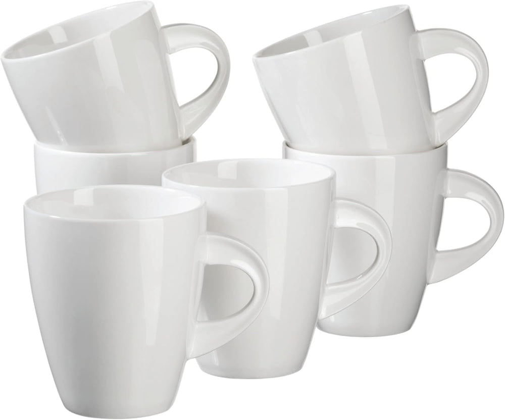 Mäser La Musica-Serie, Kombiservice, Porzellan-Geschirrsets Naty Shop Set mit 6 Kaffeetassen