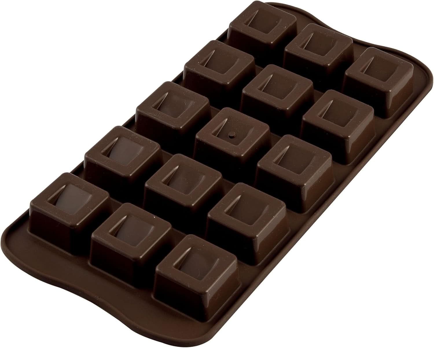 Silikonform Praline Silikomart Kegel Ø 2,6 x H 2,8 cm, 7,5 ml, 15 Mulden (SCG20) Kitchen Naty Shop Scg02 Würfel