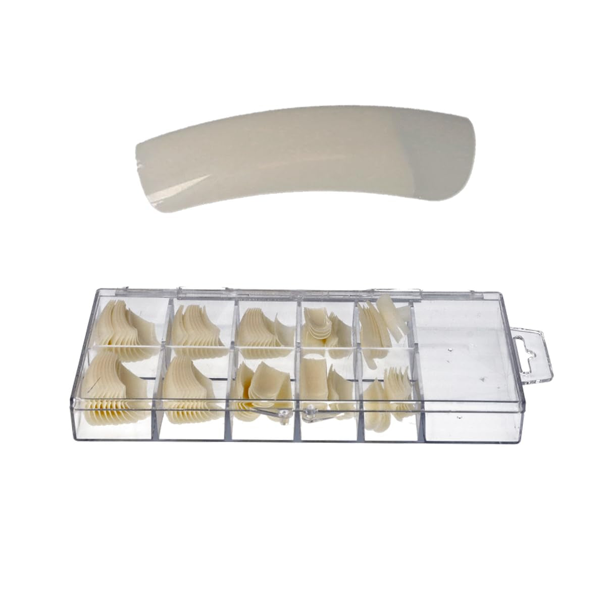 Gel transparent Sun Garden Nails monofazic 30ml + cutie cu 100 vârfuri + lipici pentru vârfuri 7ml