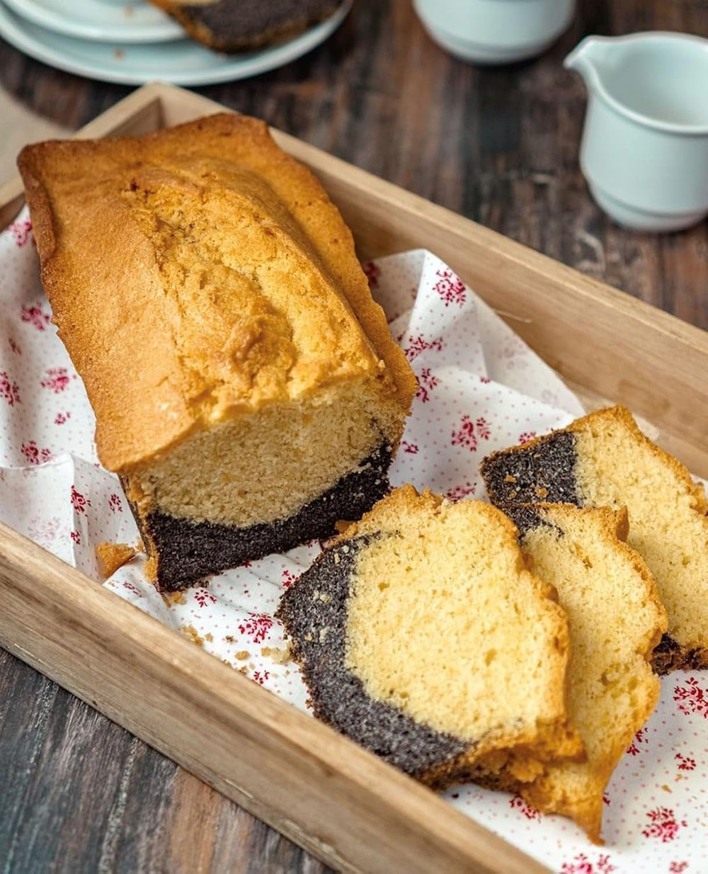 RUF Rührkuchen Backmischung, Nur Wasser & Öl Zugeben, Rezeptur Für Blechkuchen, Kastenkuchen, Muffins, Gugelhupf Und Tortenböden, 1X1000G Mischung zum Backen und Kochen Naty Shop