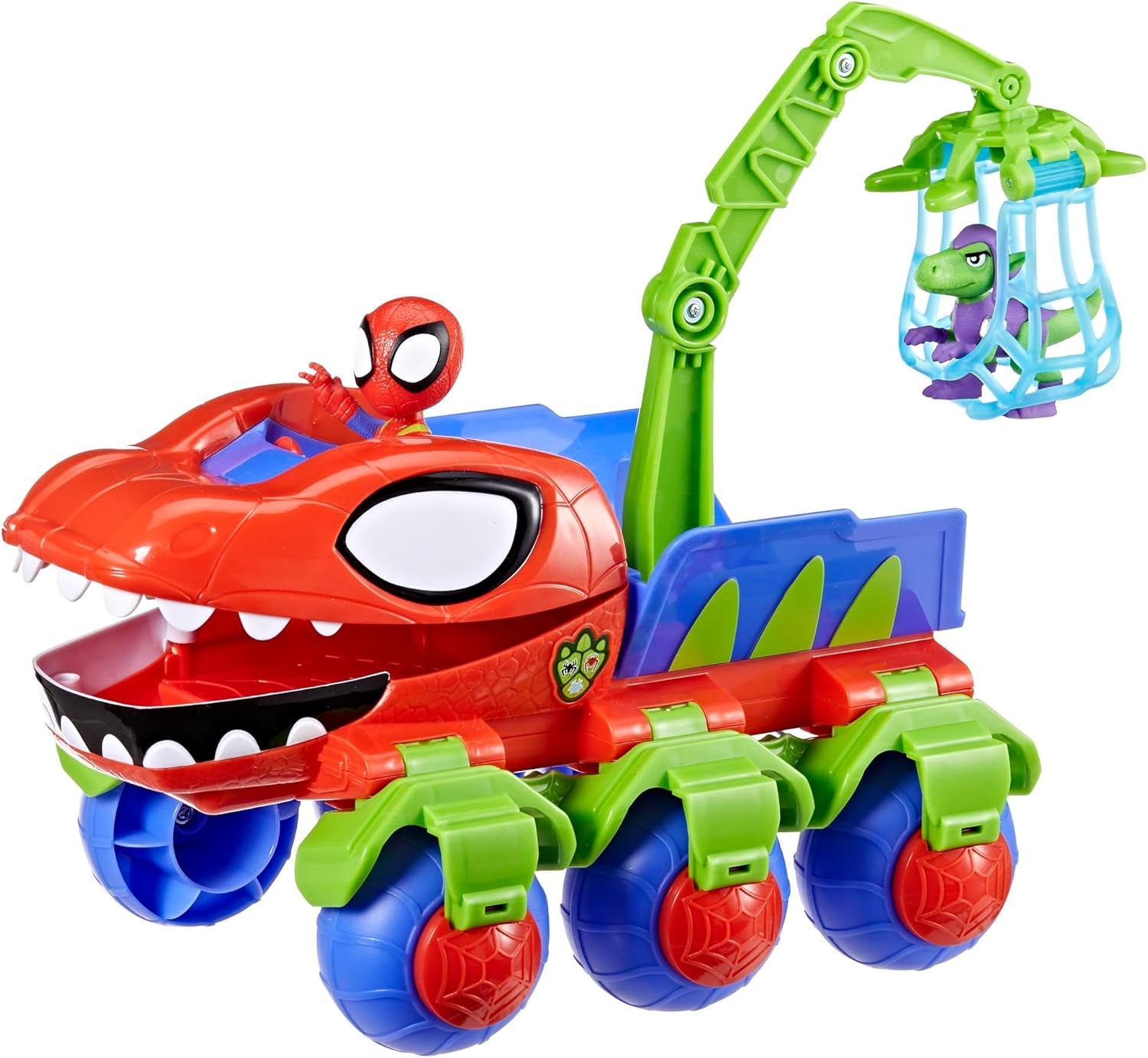 Marvel Spidey und seine Superfreunde Dino Crawler Superhelden-Spielset mit Spidey- und Dino-Figuren und Transportspielzeug für Kinder ab 3 Jahren. Actionfiguren Naty Shop