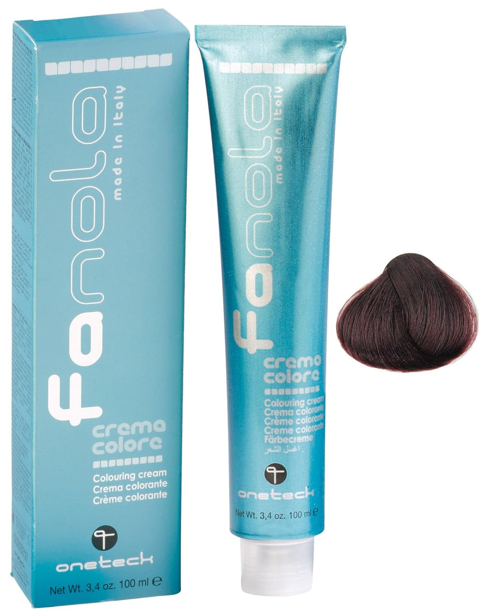 Fanola crema colore Cremă colorantă 7.0 Blond, 100 ml Vopsea pentru par Naty Shop 4.6 Bere medie