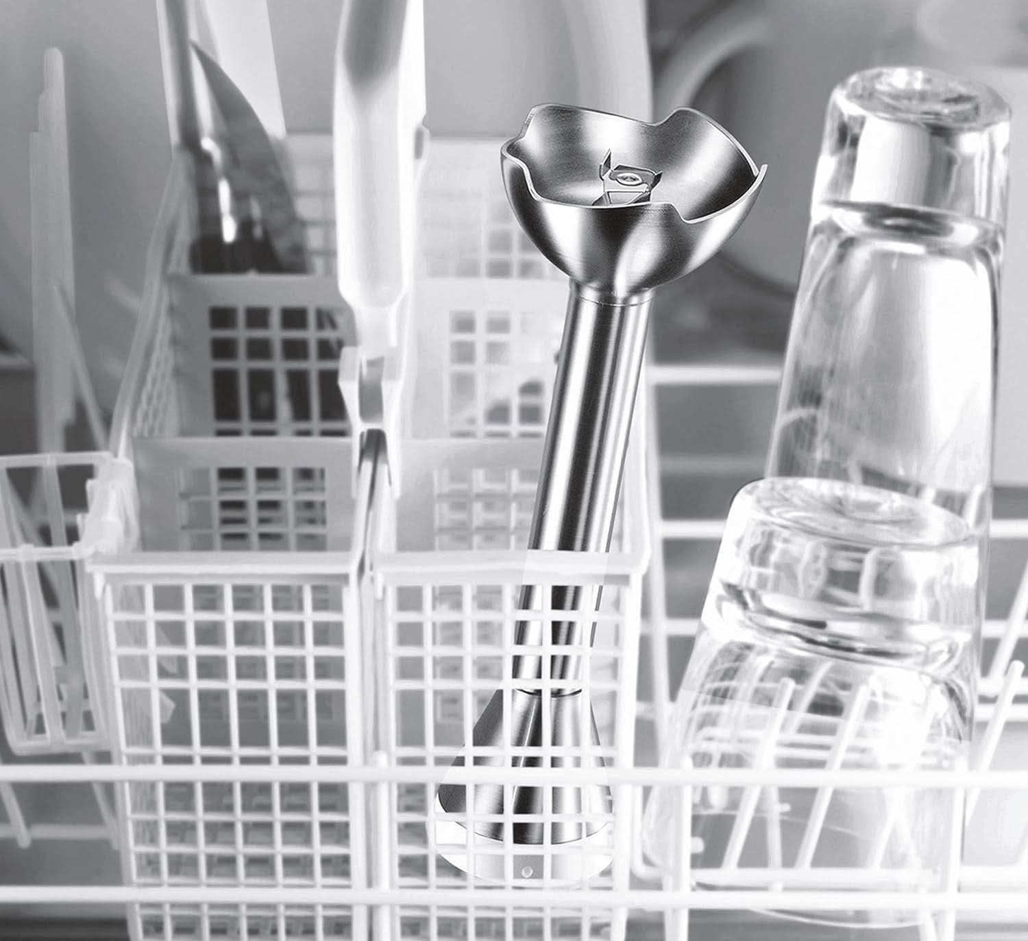 Haushaltsgeräte MSM6B500 Standmixer, 350 W, Silber/Weiß Kitchen Naty Shop