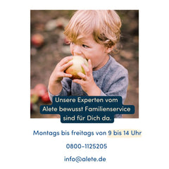 Alete, Kekse für Kinder, ab dem 8. Monat, mit Weizenbutter, 180 g Mutter und Kind Naty Shop