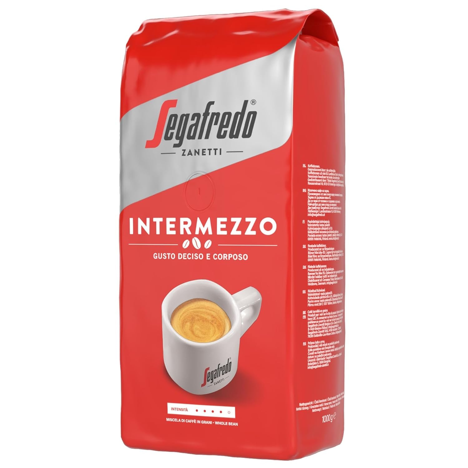 Segafredo Zanetti Intermezzo - boabe întregi (pachet de 1 kg) Naty Shop