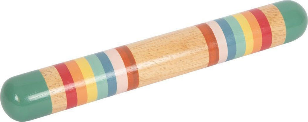 Small Foot rainmaker rattle "Safari", jucărie senzorială fascinantă din lemn, pentru copii începând cu vârsta de 6 luni, 12458 Jucarii Bebe Naty Shop Rainmaker Safari