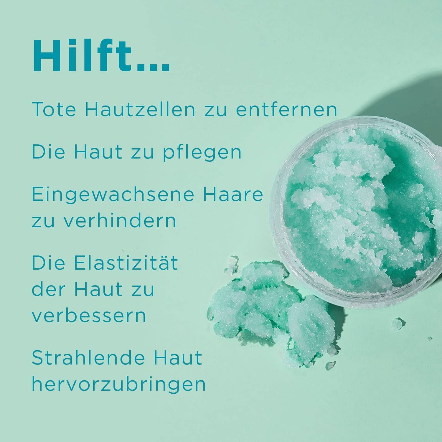 Pranaturals, Körperpeeling mit Salz aus dem Toten Meer, 500 g Naty Shop