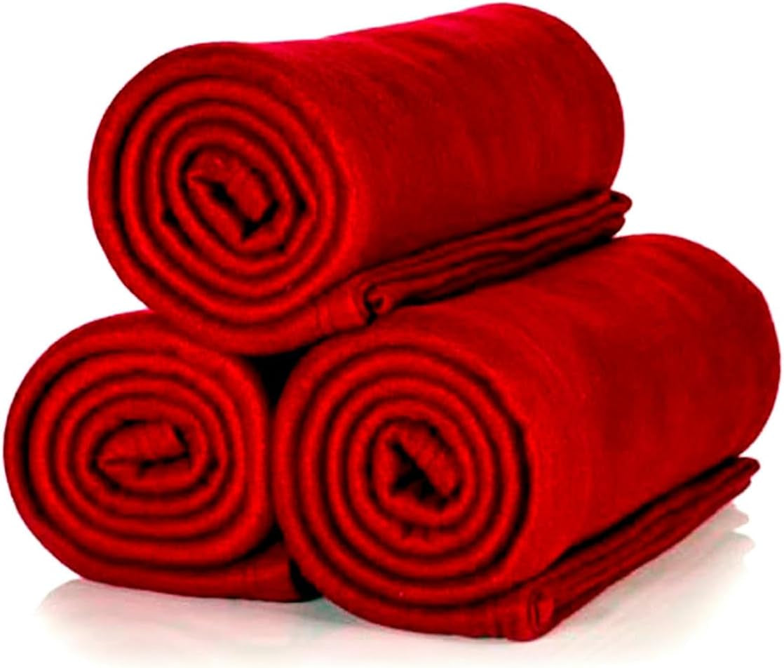 ALCLEAR 3 Stück Öko-Tex-Fleecedecken, Farbe: Anthrazit, Großformat 130X160 cm, über 200 G/M2, Sofadecke, Sofadecke, Decke, Wohnzimmerdecke, Picknickdecke, Sofaüberwurf, Decke, Betten und Decken. Besuchen Sie den ALCLEAR-Store Bordeaux, 3 Stück 130X160 cm