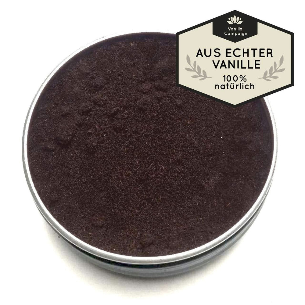 Premium-Vanillepulver aus echten Vanilleschoten, natürlich, zuckerfrei, ohne Zusatzstoffe, Fairtrade, vegan (40 g unverpackt) von Vanilla Campaign® Aromas Naty Shop 40 Gramm