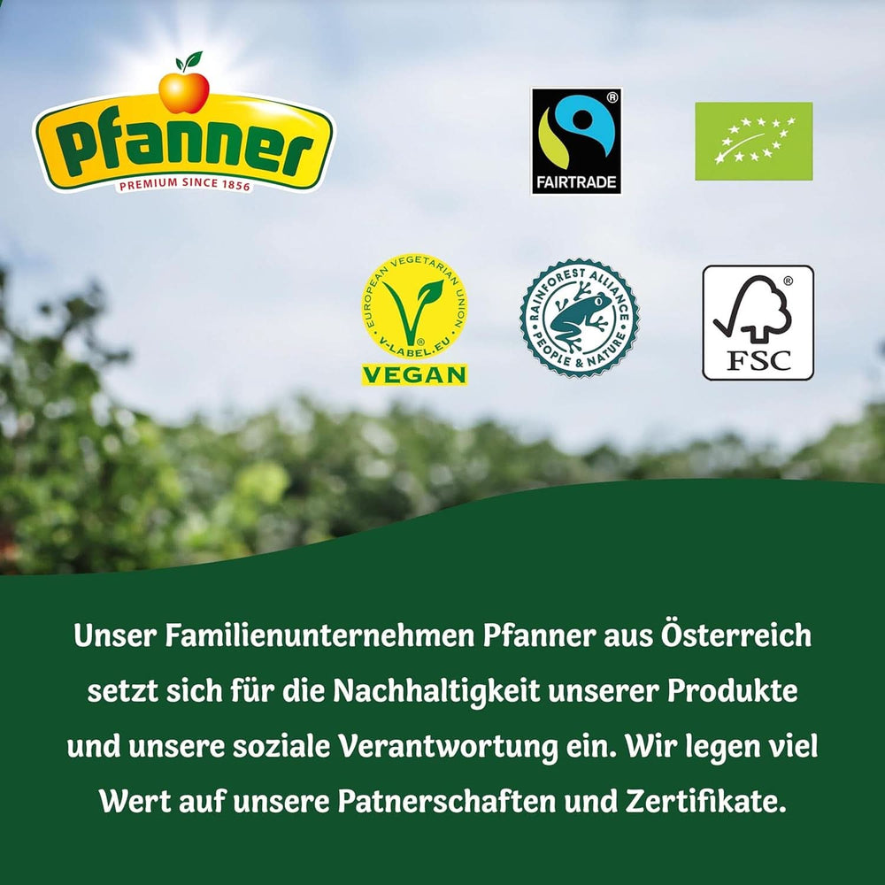 Pfanner Erdbeer-Fruchtnektar (8 x 1 Liter) – 30 % Fruchtanteil – Erdbeergetränk Naty Shop