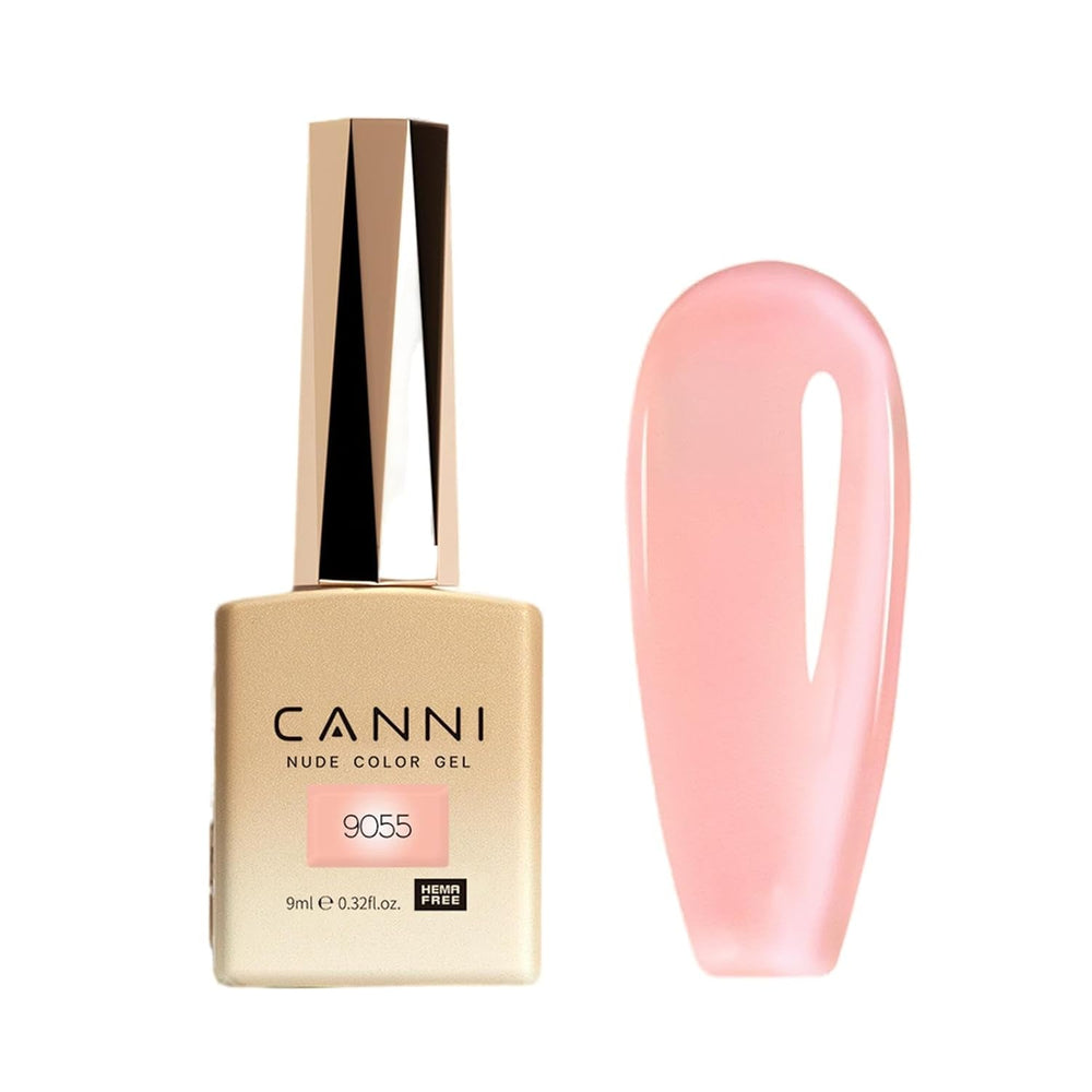 Ojă gel CANNI, semipermanentă, violet închis, ojă, gel UV, se detașează prin înmuiere, manichiură