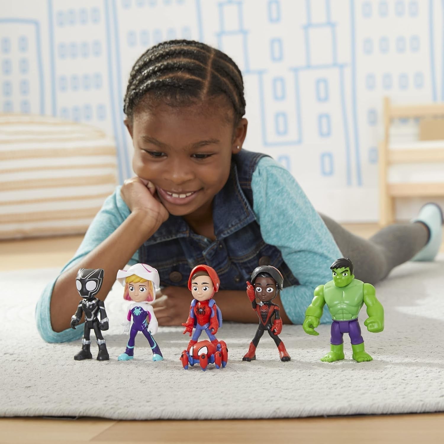 Hasbro Spidey und seine fantastischen Freunde Masked Heroes Multipack 10 cm große Actionfiguren für Kinder ab 3 Jahren F1486 Actionfiguren Naty Shop