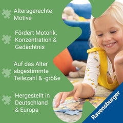 Ravensburger puzzle pentru copii - 06144 Profesii interesante - Puzzle cu rame pentru copii cu vârsta de peste 4 ani, cu 30 de piese Puzzle Naty Shop