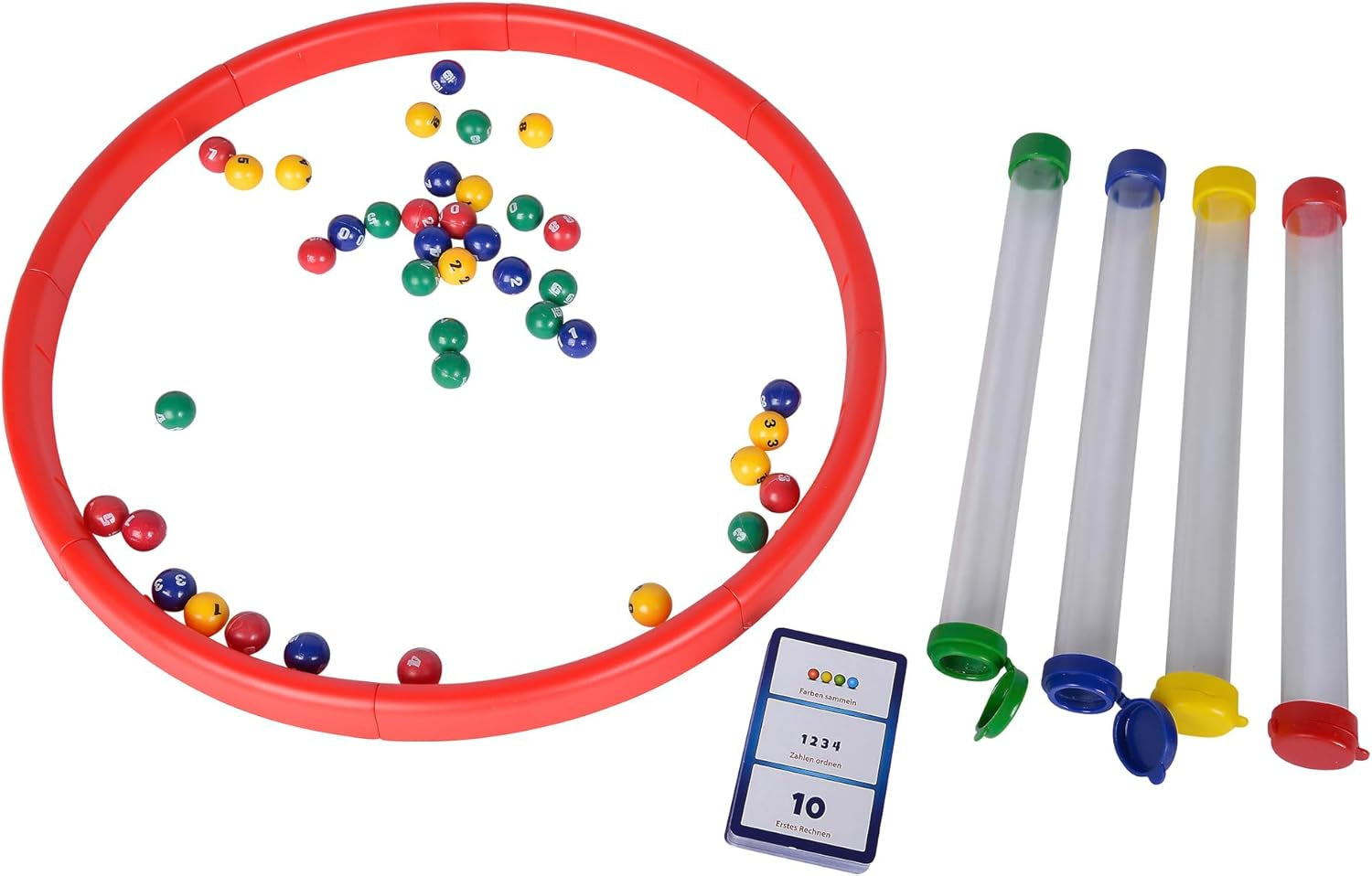 Noris 606064480 Kugelblitz, das blitzschnelle Actionspiel mit Lerneffekt in verschiedenen Spielvarianten, ab 4 Jahren
