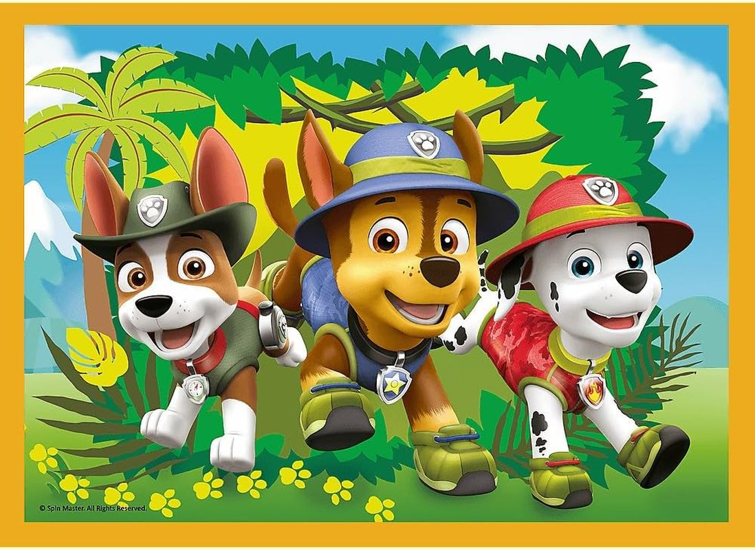 PAW Patrol 4-in-1-Puzzle (Kinderpuzzle) Puzzle Naty Shop