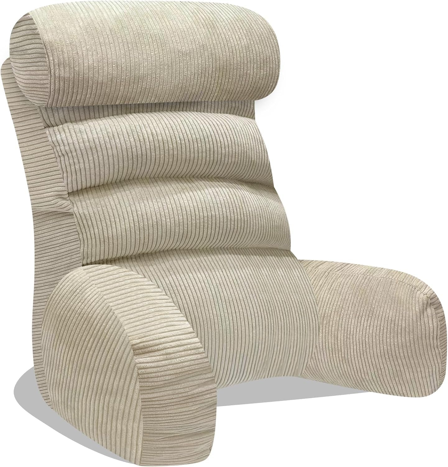 Pernă de citit pentru pat și canapea, pernă de spate pentru pat, pernă de citit cu spătar pentru adulți, confortabilă pentru a sta, a citi și a viziona televizorul pe podea sau pe canapea (Gri închis, 65 * 30cm)