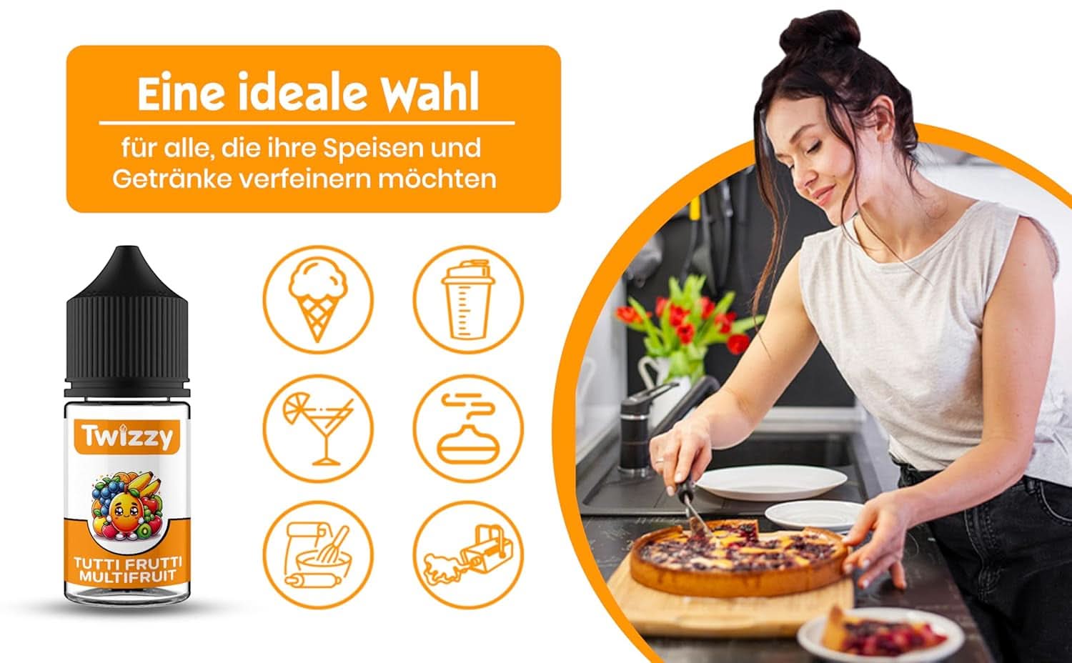 Twizzy Konzentriertes Tutti Frutti Aroma, 30 ml Aromen Naty Shop
