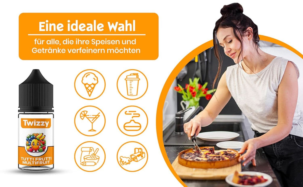 Twizzy Aroma Concentrata Tutti Frutti, 30 ml Arome Naty Shop