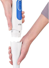 Braun Multiquick 3 MQ 3000 Smoothie+ Stabmixer – Pürierstab mit 2 Geschwindigkeiten, Powerbell plus und Splashcontrol-Technologie, 700 Watt, Inkl. 600 ml Mix- & Messbecher, Blau/Weiß Kitchen Naty Shop