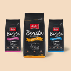 Melitta Barista Classic Crema Forte, Ganze Kaffee-Bohnen 1kg, ungemahlen, Kaffeebohnen für Kaffee-Vollautomat, kräftige Röstung, Stärke 4