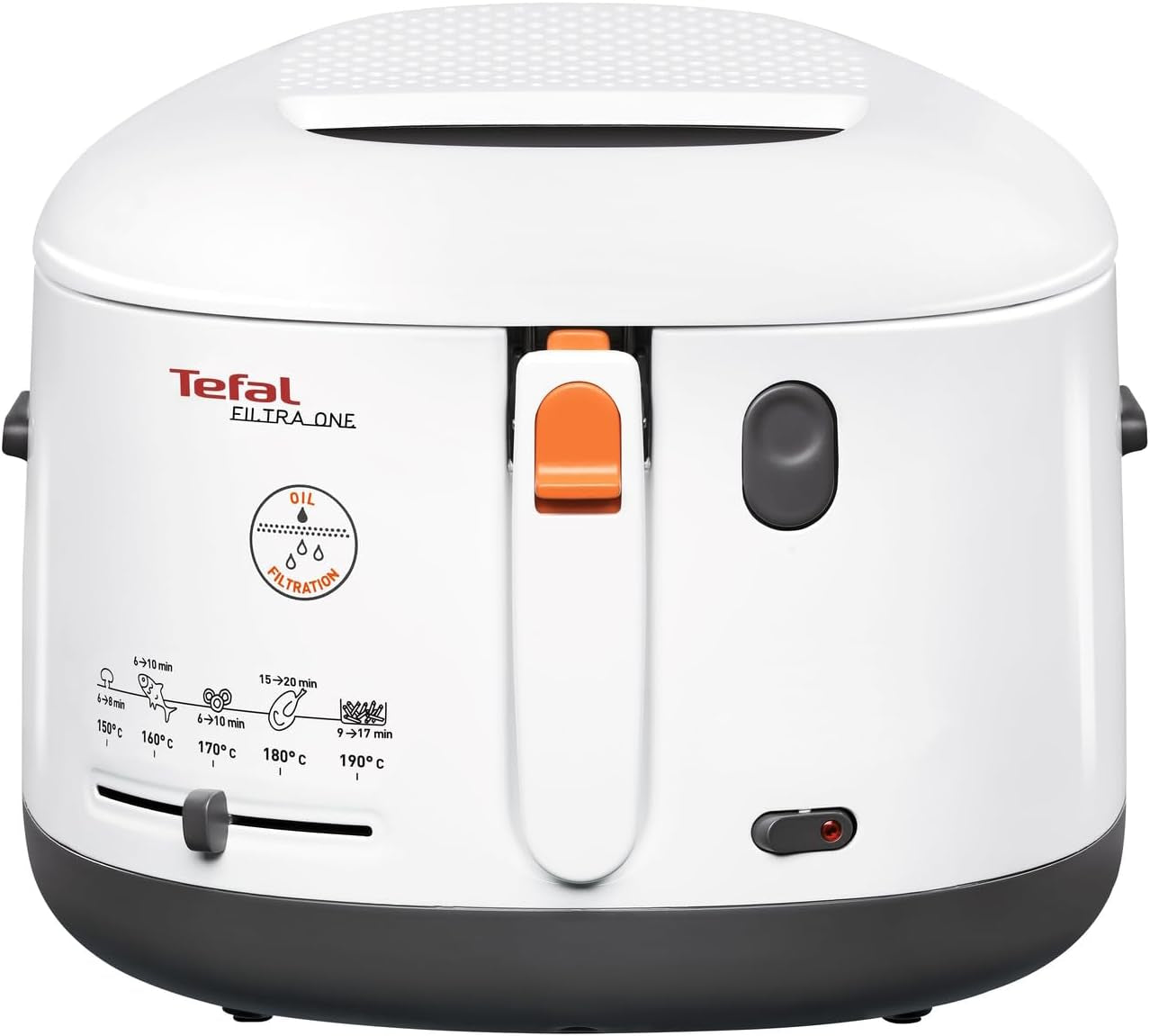 Tefal FF1631 Filtra One Fritteuse, 1.900 W, Kapazität 1,2 kg Haushaltsgeräte Naty Shop Weiß
