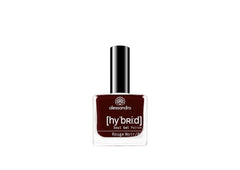 Oja HYBRID alessandro Rouge Noir - Roșu închis-Negru - Unghii perfecte în doar 3 pași, fără LED - rezistă până la 10 zile! 8 ml