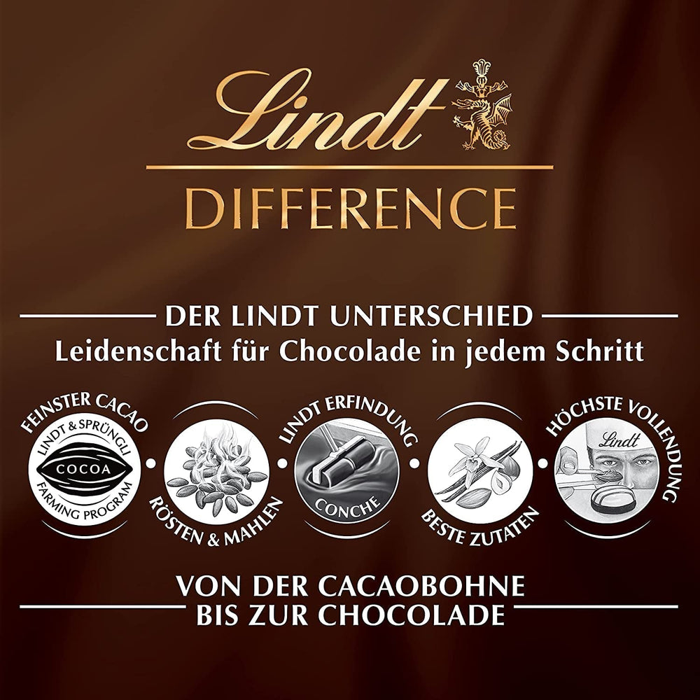 Lindt Schokolade Alkohol-Spezialitäten Eier| 144 G| Vollmilch-Eier mit flüssiger alkoholischer Füllung (Cognac, Eierlikör-Eier, Kirschwasser) | Osterschokolade | Schokoladengeschenk | Oyster Naty Shop