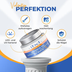 IBD Hard Gel – Gel de construcție LED/UV roz II, 1 pachet (1 x 56 g) – Fabricat în SUA – Construcție unghii acasă – Fără programări sau saloane de unghii zgomotoase