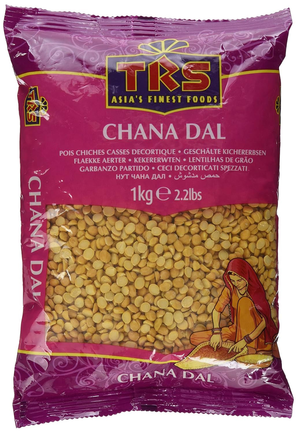 TRS - Kichererbsen (Chana Dal) - (1 x 1 kg)