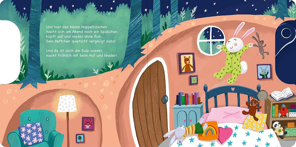 Shoo, shoo, acum și tu dormi!: Slider și 11 sunete | O carte inovatoare cu sunete de slider pentru cei mici cu vârsta de peste 18 luni Jucarii Bebe Naty Shop