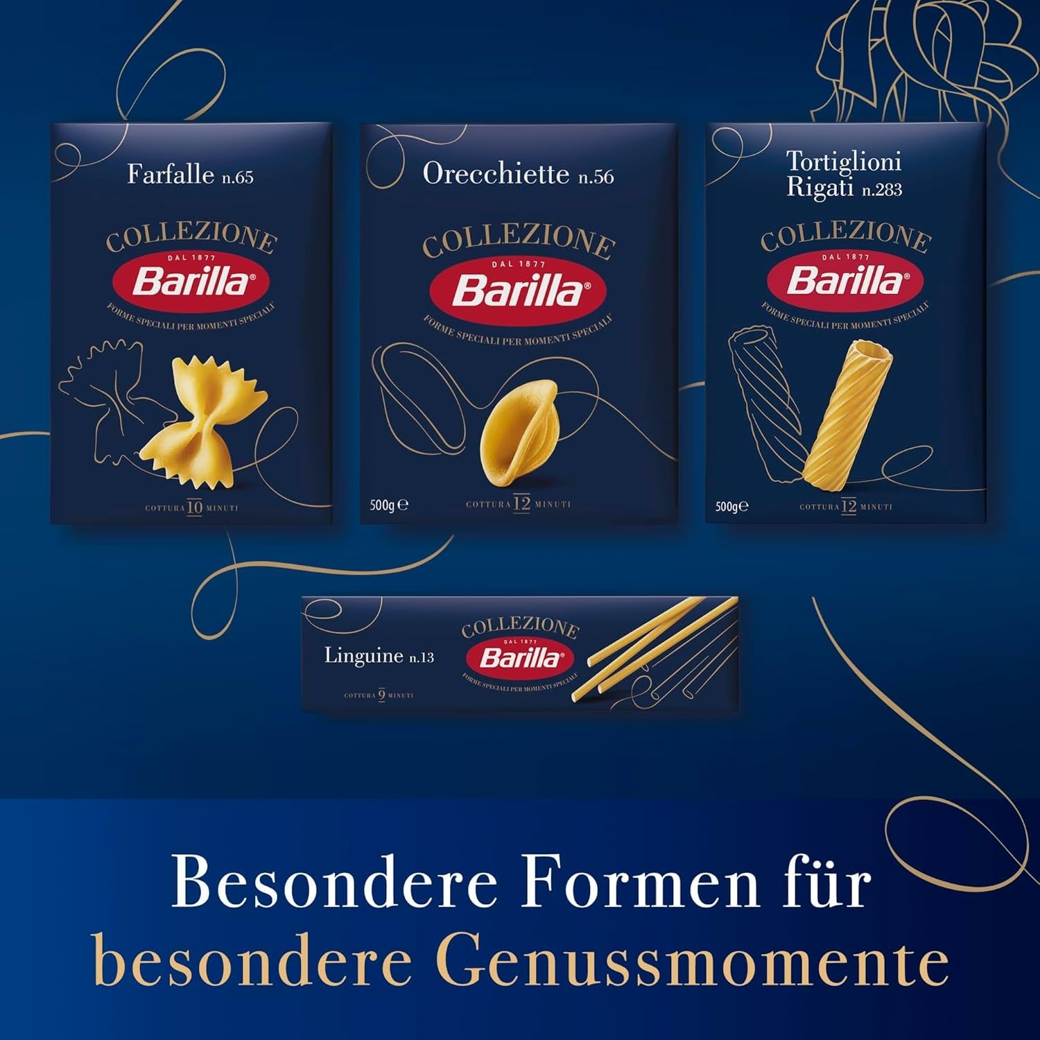 Barilla Collezione Lasagne Paste din grâu dur, întotdeauna al dente, 500g