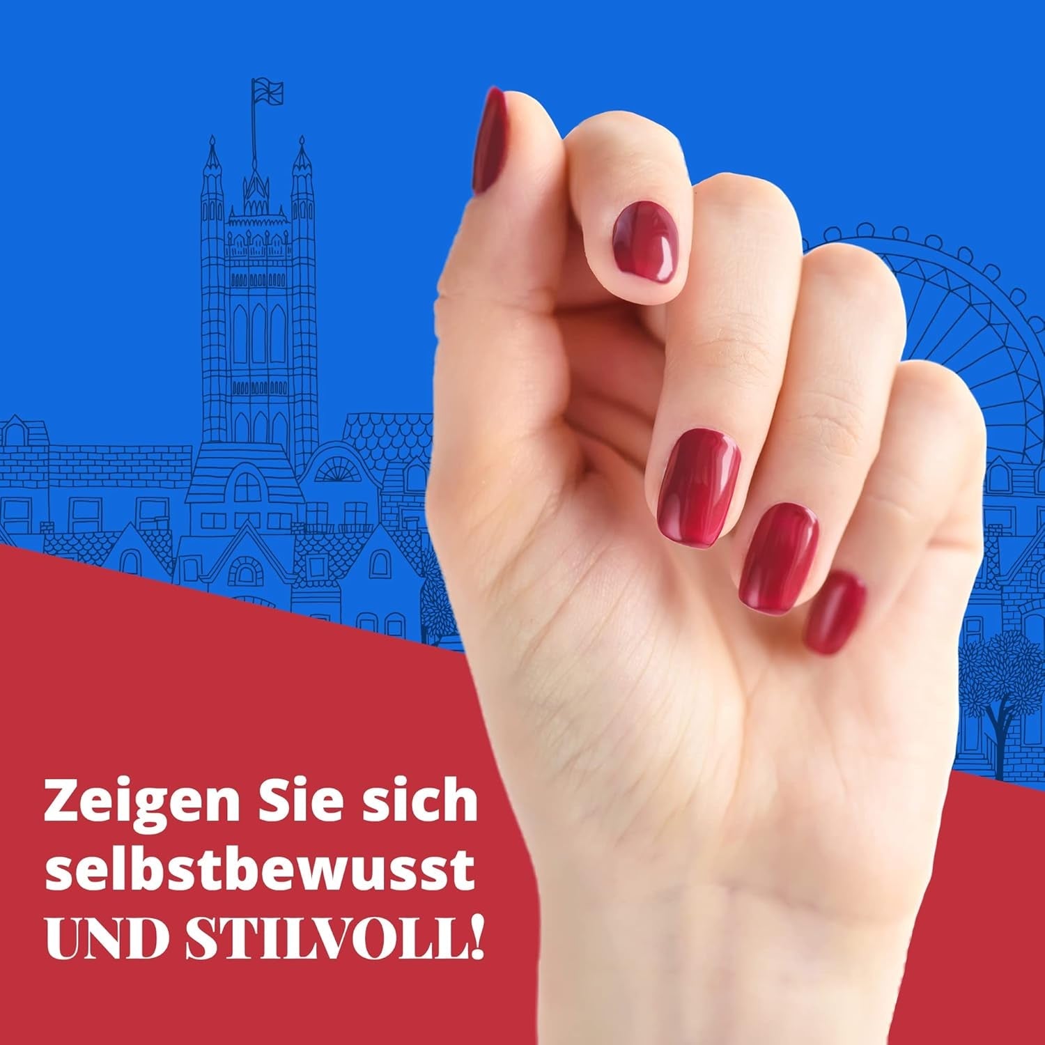 Bel London Urban Legend - Set de ojă cu uscare rapidă - Set de ojă non-toxice, ecologice și normale, fără lumină UV, pentru o manichiură perfectă acasă, 6 culori