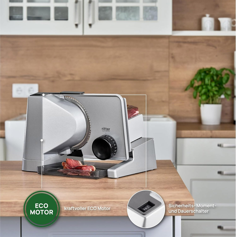 Ritter Solida 4, elektrischer Allesschneider mit mehreren Funktionen Rasnite und Allesschneider Naty Shop