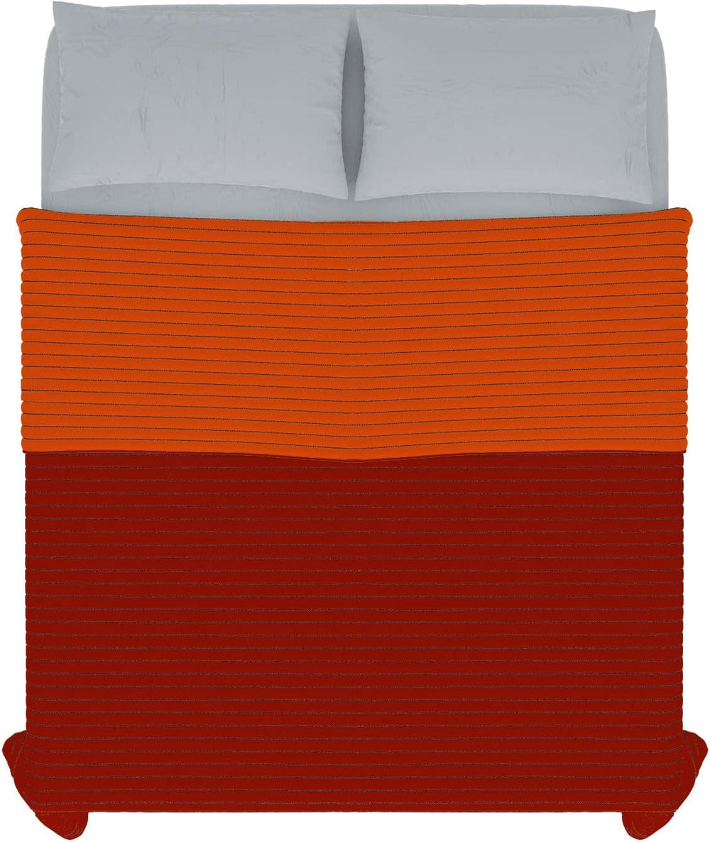 Plapumă de vară Summer din microfibră, portocaliu/rugină, pentru pat dublu 250 X 250 Cm Plapumi si pilote Naty Shop