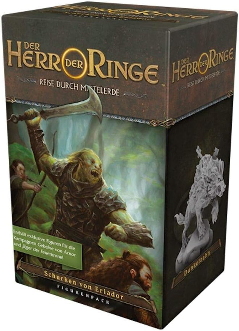 Fantasy Flight Games, Der Herr der Ringe: Reisen nach Mittelerde, Grundset, Expertenspiel, Dungeon Crawler, 1-5 Spieler, ab 14 Jahren, 60+ Minuten, Deutsch, Mehrfarbig.