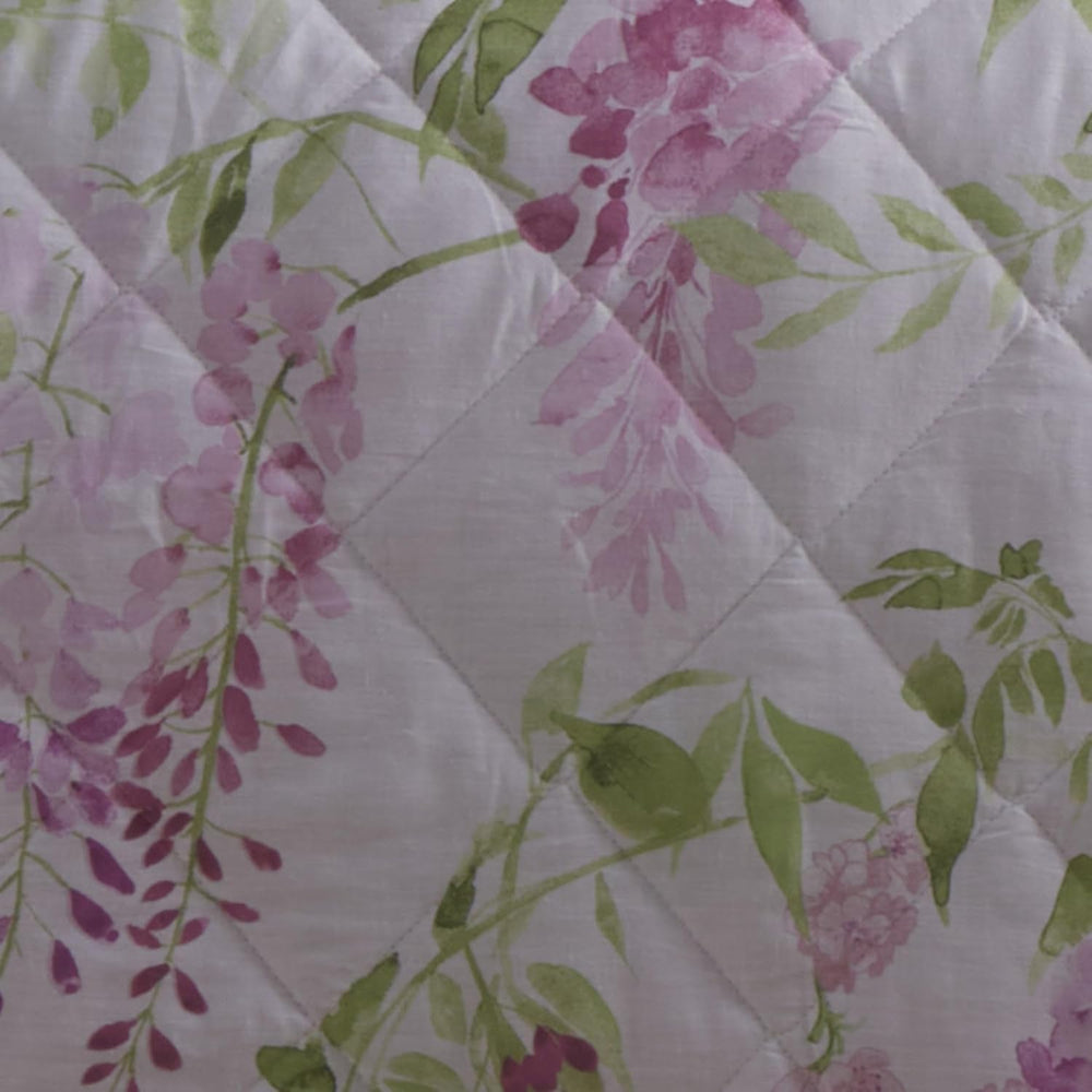 Dreams & Drapes Design – Wisteria – gesteppte Bettdecke – 200 cm x 230 cm in rosa Betten und Decken DREAMS AND DRAPES